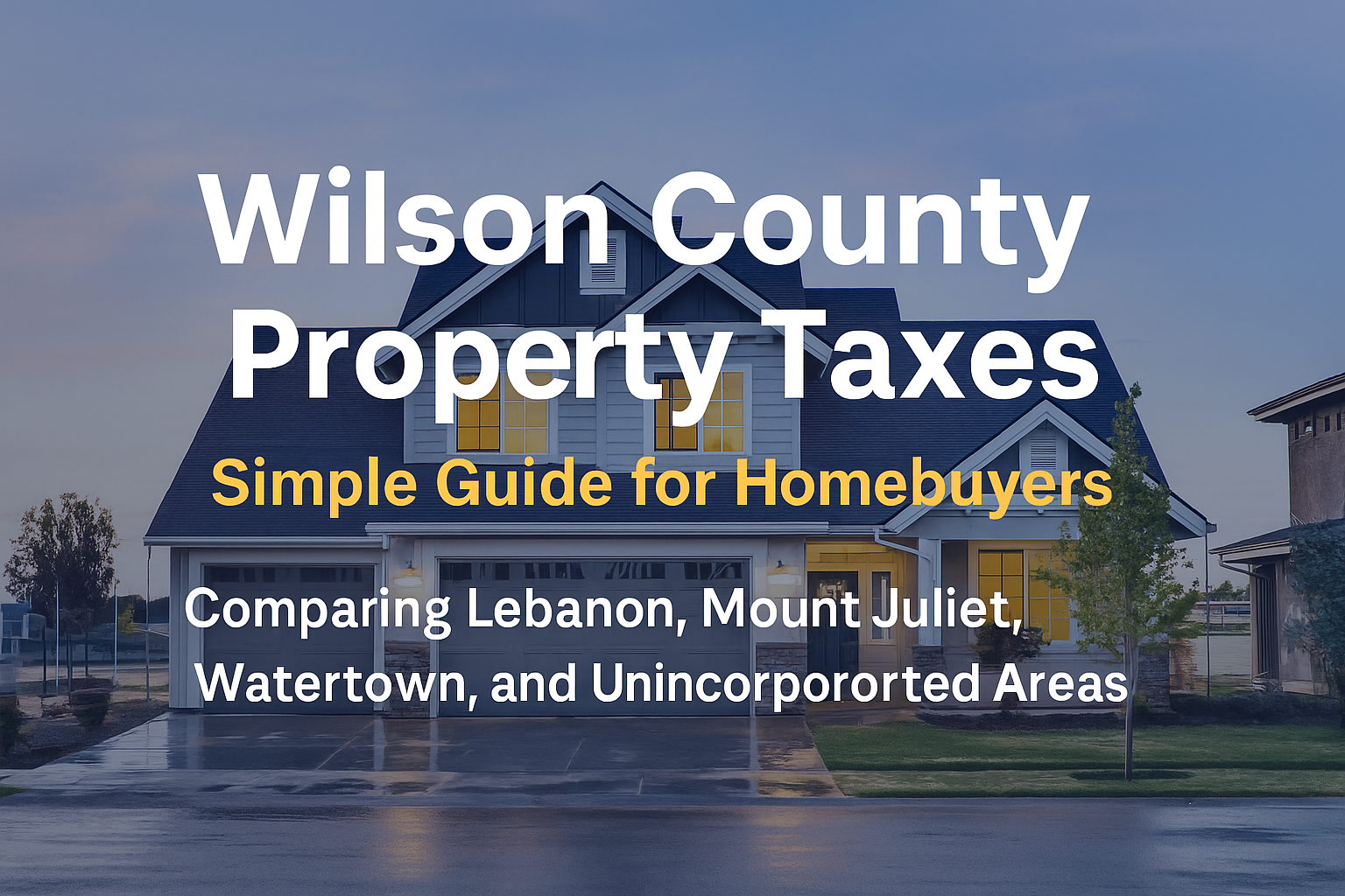 Wilson County Property Taxes: Simple Guide for Homebuyers